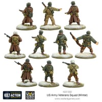 US Army Veterans Squad Winter 28mm 3