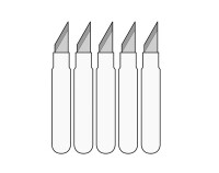 5 Ersatzklingen für Präzisions gallery