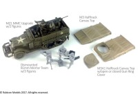 M21 Mortar Motor Carriage & Tarpaulin Set Expansion Set 