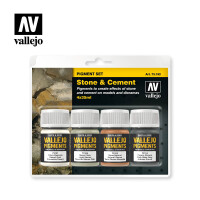 Vallejo Pigments Set 3 - Stone and Cemen gallery