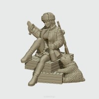 Marusha of the Red Army 54mm 2