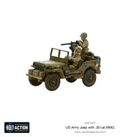 US Army Jeep with 30 Cal MMG 28mm gallery