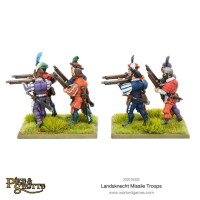 Pike & Shotte Landsknecht Missile Troops 28mm 6