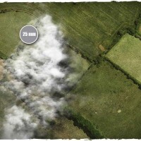 Deep Cut Studio Wargames Terrain Mat Aerial Field 4x4 3