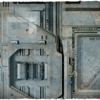 Deep Cut Studio Wargames Terrain Mat Space Hulk 4x6 2