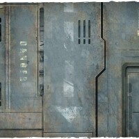 Deep Cut Studio Wargames Terrain Mat Space Hulk 4x6 3
