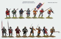 Agincourt French Infantry 1415-1429 28mm 3