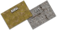 Gaming Mat Rural / City 4x6 Two Sided gallery