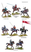 Agincourt Mounted Knights 1415-1429 28mm 4