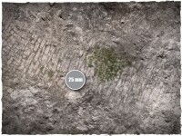 Deep Cut Studio Wargames Terrain Mat Medieval Ruins 4x6 4