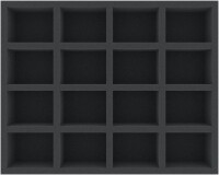 Full-Size Schaumstoff 60 mm (16 mittlere Fächer) 2