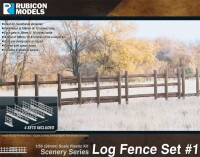 Log Fence Set 1 Scenery Series 1/56 28mm gallery
