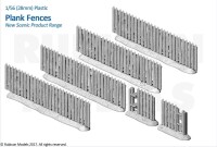 Picket Fence Set 1 Scenery Series 1/56 28mm 2