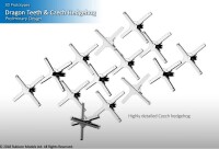 Dragon Teeth & Czech Hedgehog Set 1 Scenery Series 1/56 
