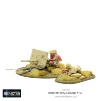 British 8th Army 2 Pounder AT Gun 28mm gallery