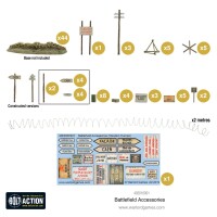 Bolt Action Battlefield Accessories 28mm 2