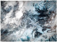 Deep Cut Studio Wargames Terrain Mat Orbital Snowfields 4x4 