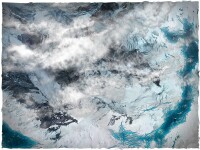 Deep Cut Studio Wargames Terrain Mat Orbital Snowfields 4x4 