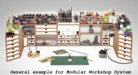Farbhalter / Farbrack Modul 26mm (Paints Module 26mm) MWS 4